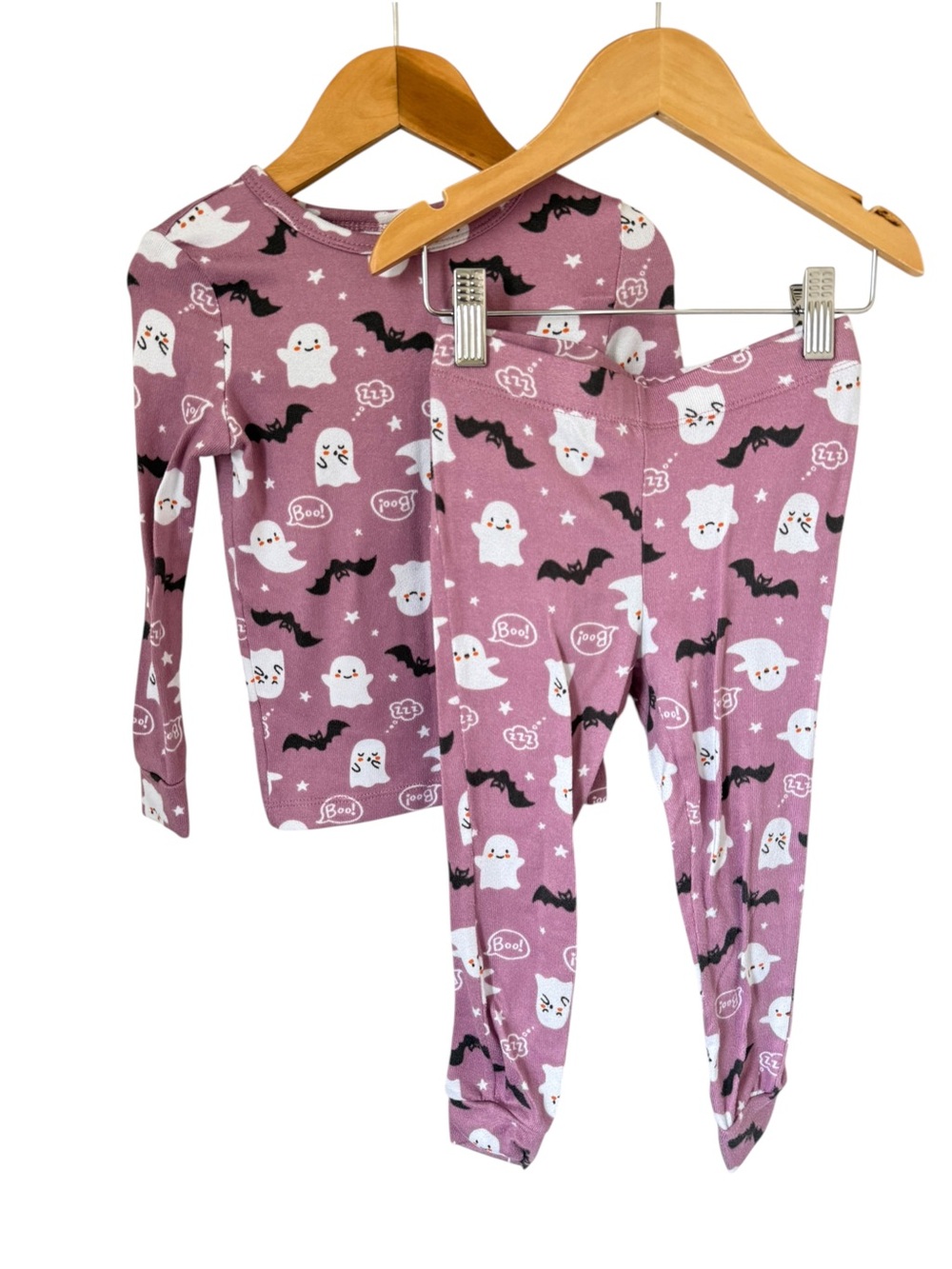 Joe Fresh Pink Ghost & Bat Pajama Set